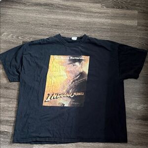 Indiana Jones Graphic Tee in Black